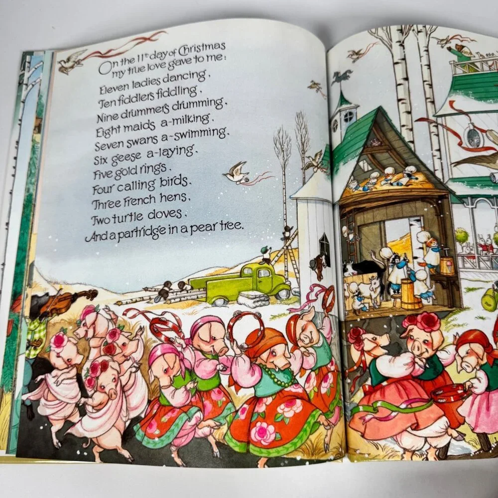 The Twelve Days of Christmas Hilary Knight 2001 Kohl’s Cares HC Illustrated Kids